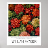 Poster William Morris Antique Motif Floral (Devant)