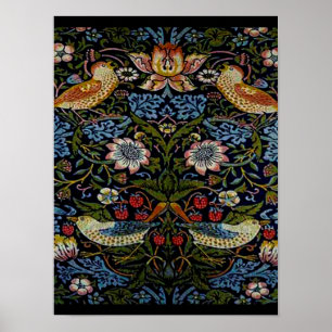 Poster William Morris beautiful pattern, art nouveau, vin