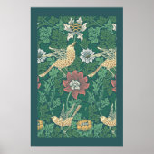 Poster William Morris 'Bird and Anemone Chintz' (Devant)
