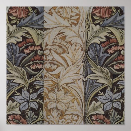 Poster William Morris Bluebell Botanique (Devant)