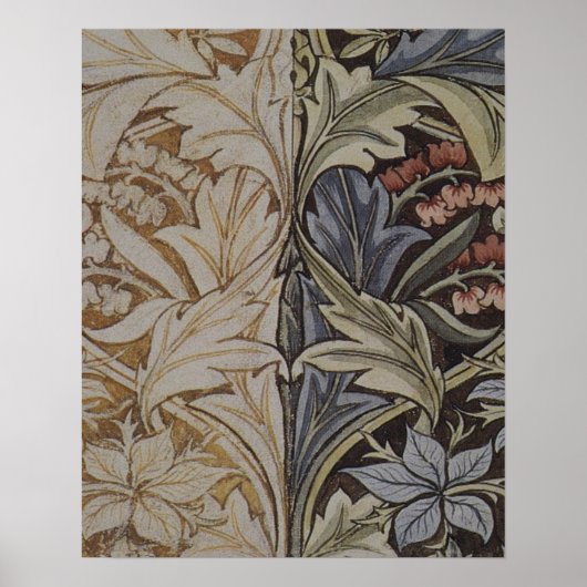 Poster William Morris Bluebell Botanique (Devant)