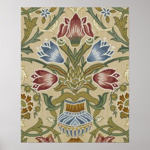 Poster William Morris Brocade Motif de fond d'écran flora