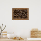 Poster William Morris Campion Cuir Damassé (Cuisine)
