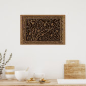 Poster William Morris Campion Cuir Damassé (Cuisine)