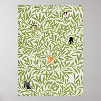 Poster William Morris Cat