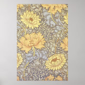 Poster William Morris Chrysanthemum Jolie Fleur (Devant)
