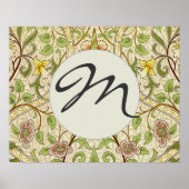 Poster William Morris Daffodil Classique Fleur (Devant)