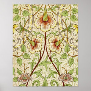 Poster William Morris Daffodil Classique Fleur