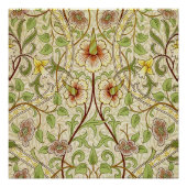 Poster William Morris Daffodil Fond d'écran classique (Devant)