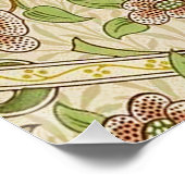 Poster William Morris Daffodil Fond d'écran classique (Coin)