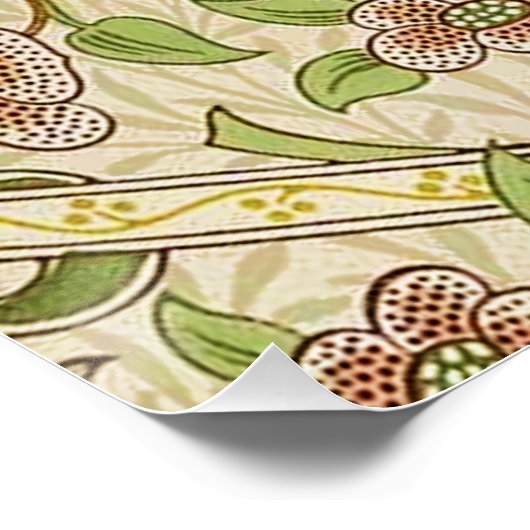 Poster William Morris Daffodil Fond d'écran classique (Coin)