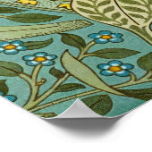 Poster William Morris Daffodil Motif Floral Classique (Coin)