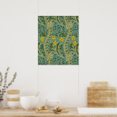 Poster William Morris Daffodil Motif Floral Classique (Cuisine)