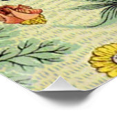 Poster William Morris Daisy Floral Fond d'écran Motif (Coin)