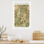 Poster William Morris Design Motif Norwich (Cuisine)