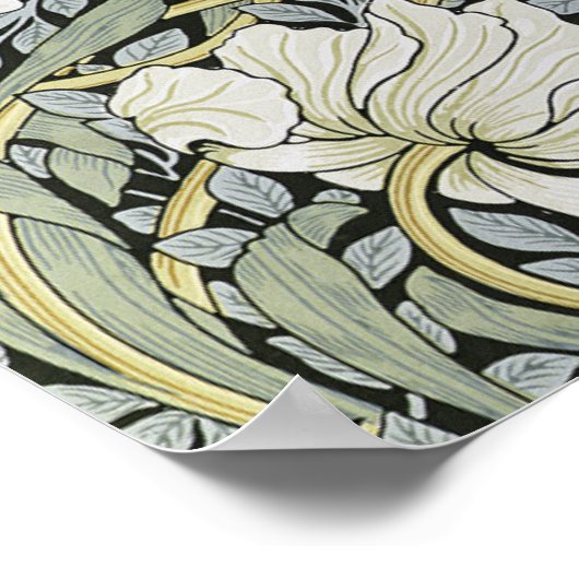 Poster William Morris - Design Motif Pimpernel (Coin)