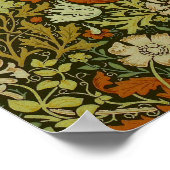 Poster William Morris - Design textile Cray (Coin)