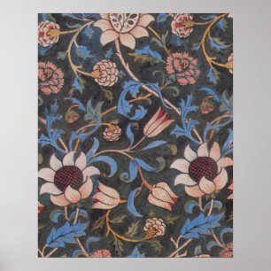 Poster William Morris Evenlode Textile Art Floral