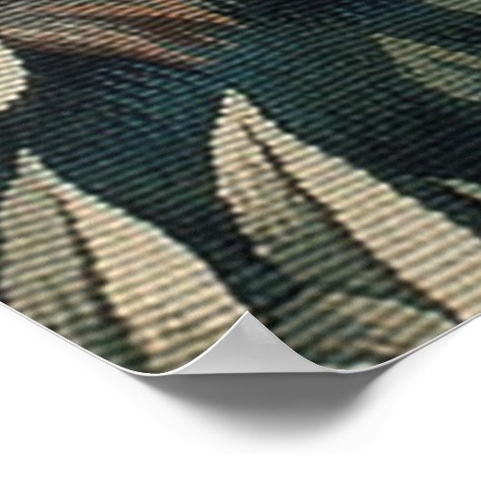 Poster William Morris Faune sauvage Fox (Coin)