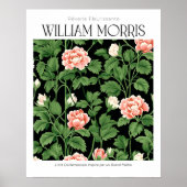Poster William Morris Fleurs sauvages roses Vintages (Devant)