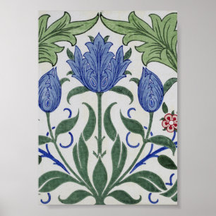 Poster William Morris - Fond d'écran floral