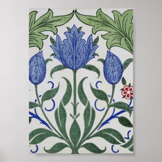 Poster William Morris - Fond d'écran floral (Devant)