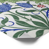Poster William Morris - Fond d'écran floral (Coin)