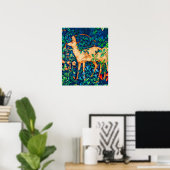 Poster William Morris Forest Deer Tapestry Imprimer (Bureau à domicile)