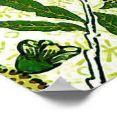 Poster William Morris Fruit exotique, Citron jaune (Coin)