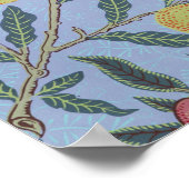 Poster William Morris Fruit grenade bleu ornement (Coin)