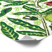 Poster William Morris Fruit, Limes et pêches exotiques (Coin)