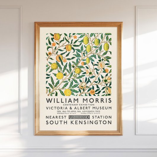 Poster William Morris Fruit ou citronnier de grenade