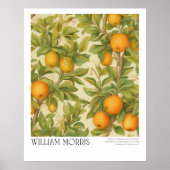 Poster William Morris Fruits Vintages et Feuilles (Devant)