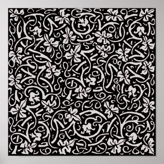 Poster William Morris Grapevine Motif de fond d'écran (Devant)