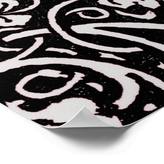 Poster William Morris Grapevine Motif de fond d'écran (Coin)