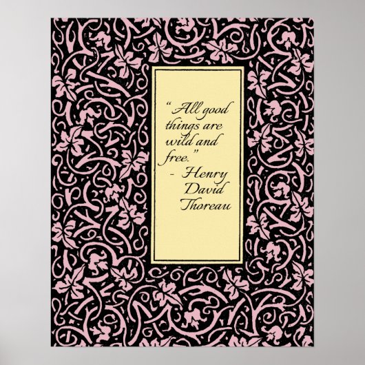 Poster William Morris Grapevine Motif de fond d'écran (Devant)