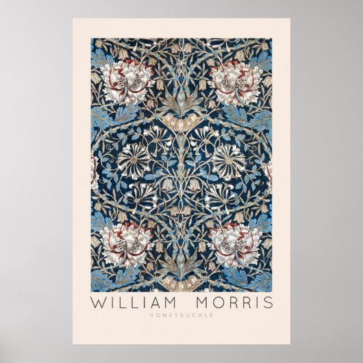 Poster William Morris Honeysuckie Wall Art Imprimer (Devant)