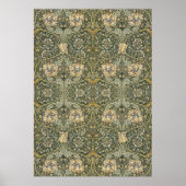 Poster William Morris Honeysuckle Design (Devant)