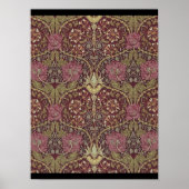 Poster William Morris, Honeysuckle, floral. (Devant)