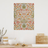 Poster William Morris Hyacinth Art botanique floral (Cuisine)