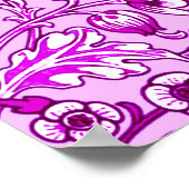 Poster William Morris Hyacinth Imprimer, Lavande et Viole (Coin)