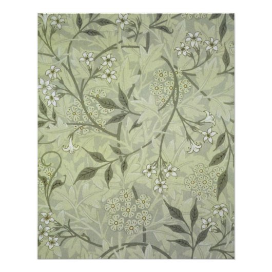 Poster William Morris Jasmine Botanique (Devant)