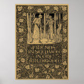 Poster William Morris Kelmscott Press page 1896 (Devant)