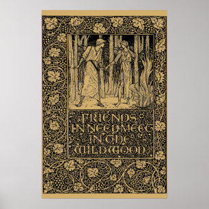 Poster William Morris Kelmscott Press page 1896