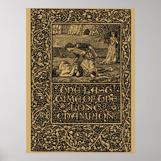 Poster William Morris Kelmscott Press page 1896 (Devant)