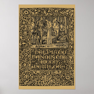 Poster William Morris Kelmscott Press page 1896