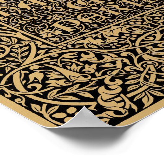 Poster William Morris Kelmscott Press page 1896 (Coin)