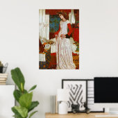 Poster William Morris-La Belle Iseult (Bureau à domicile)