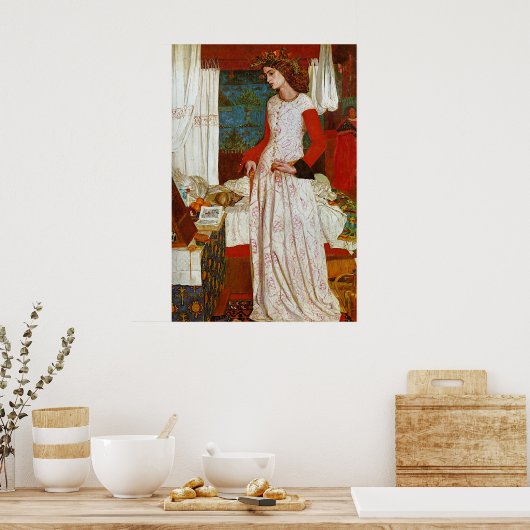 Poster William Morris-La Belle Iseult (Cuisine)