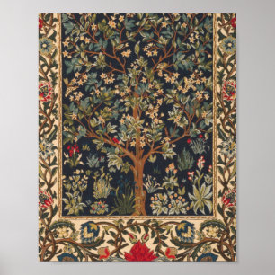 Poster William Morris - L'Arbre De La Vie Original
